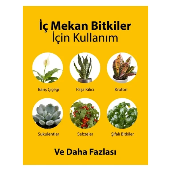 Petroturk İç Mekan Sıvı Bitki Besini Kullanıma Hazır - Sağlıklı Büyüme Ve Canlı Yapraklar - Görsel 6