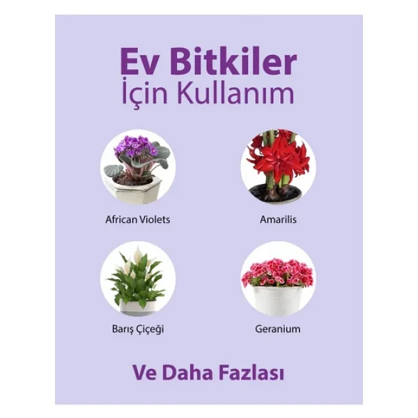 Petroturk Kullanıma Hazır Bol Çiçekli Sıvı Bitki Besini - Bol Çiçeklenme Ve Güçlü Büyüme Sağlar - Görsel 5