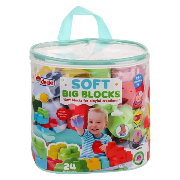 Dede Çantalı Yumuşak Big Bloklar 24 Parça 04008 - Görsel 7