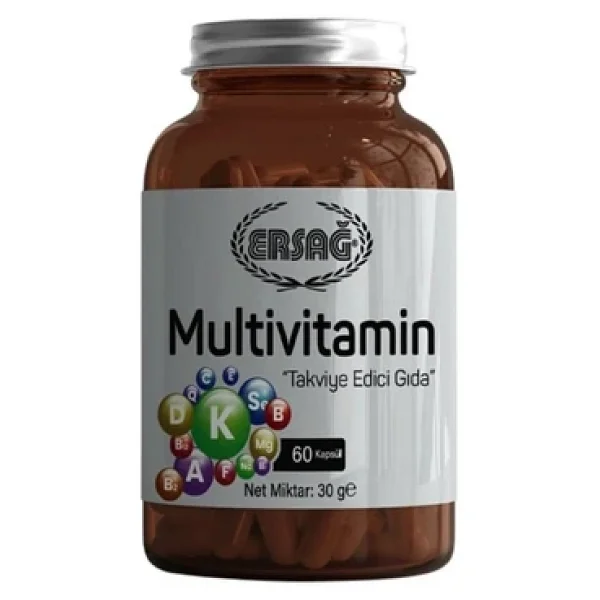 Ersağ Multivitamin 60 Kapsül - Görsel 5