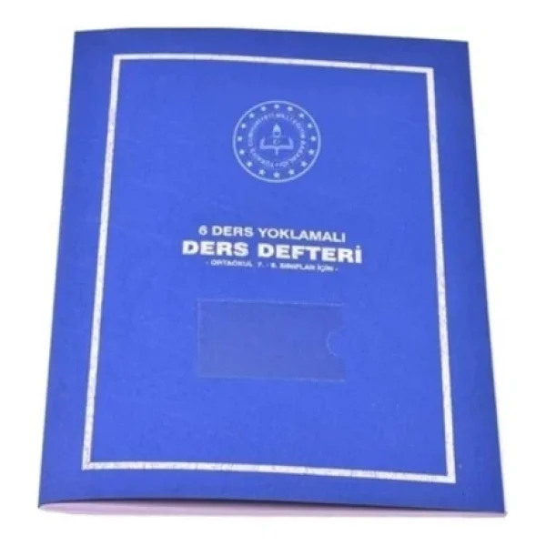 Gülpaş Ders Defteri 6 Ders Yoklamalı Plastik Kapak - 4 Adet - Görsel 2