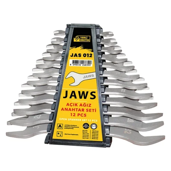 Eltos JAS012 JAWS Açık Ağız Anahtar Seti 12'li - Görsel 6