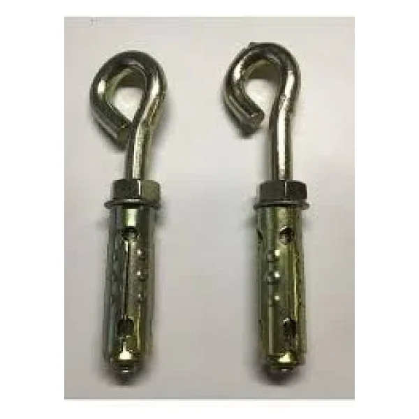 Beşel Halkalı Çelik Dübel 15 mmx12 cm Hamak Salıncak Kum Torbası Asma Aparatı 2.li - Görsel 2