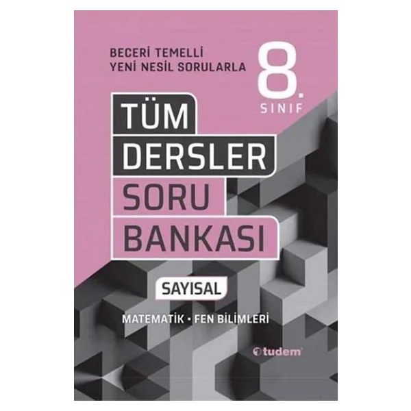 Tudem Yayınları 8. Sınıf LGS Tüm Dersler Sayısal Beceri Temelli Soru Bankası - Görsel 5