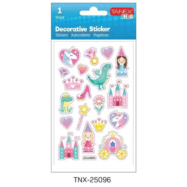 Tanex TNX-25096 Puffy Masal Kahramanları Stıcker T - Görsel 3
