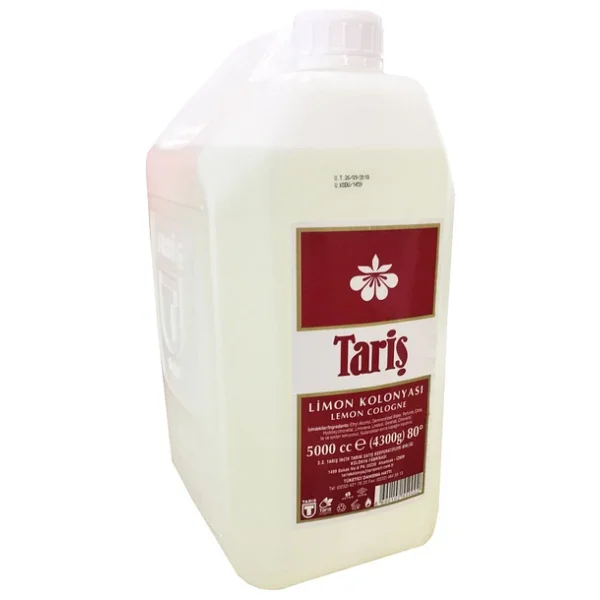 Tariş Limon 80 Derece Bidon 5 lt Kolonya - Görsel 2