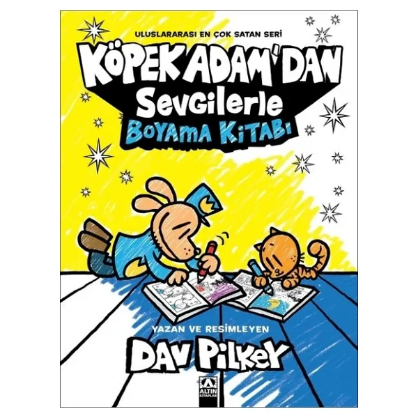 Köpek Adam'dan Sevgilerle Boyama Kitabı - Dav Pilkey - Görsel 4