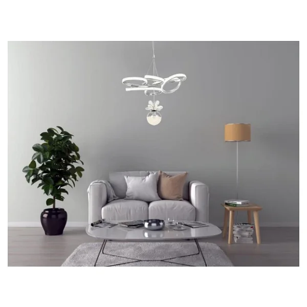 Eray Aydınlatma 9278-40 KR Krom LED Avize - Görsel 2