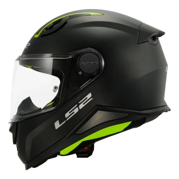 LS2 KID Full Face Çocuk Mat Siyah Motor Kaskı - Görsel 4