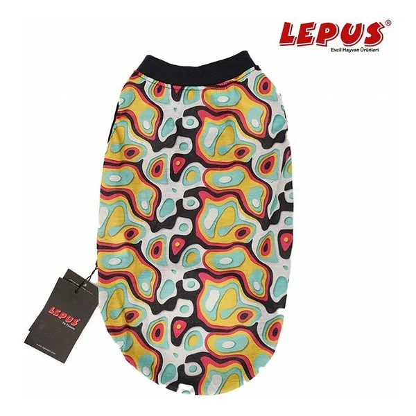 Lepus Kedi ve KÜÇÜK Köpek T-Shirt Desen2 2XL Sırt43cm Göğüs58cm Boyun38cm - Görsel 2