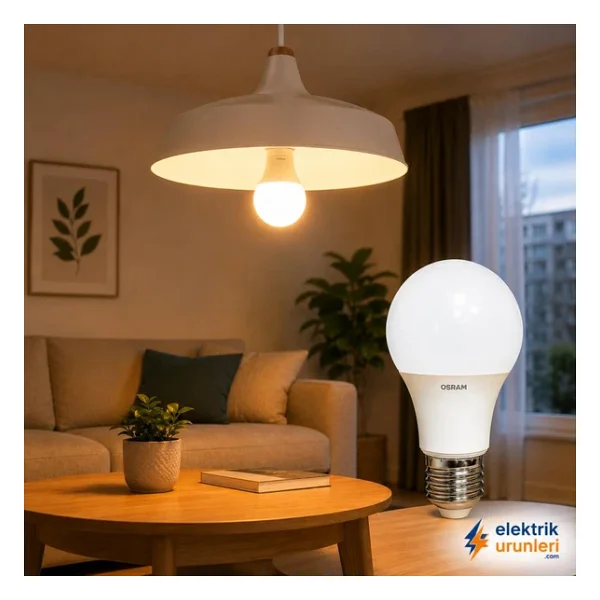 Osram Value Sarı Işık 8.5 W-60 W E27 10'lu LED Ampul - Görsel 4