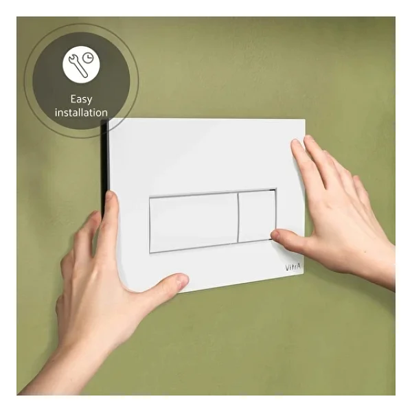 VitrA Root Square 740-2300 Parlak Beyaz Kumanda Paneli - Görsel 4