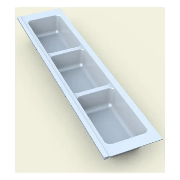 Mutfak Çekmece Içi Kaşıklık 74cm X 48cm Yanlar Ve Boydan 4cm Kesilebilir, Beyaz - Görsel 8