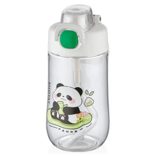 Shotay ST-7011 Panda Desenli Beyaz 500 ml Tritan Matara - Görsel 7