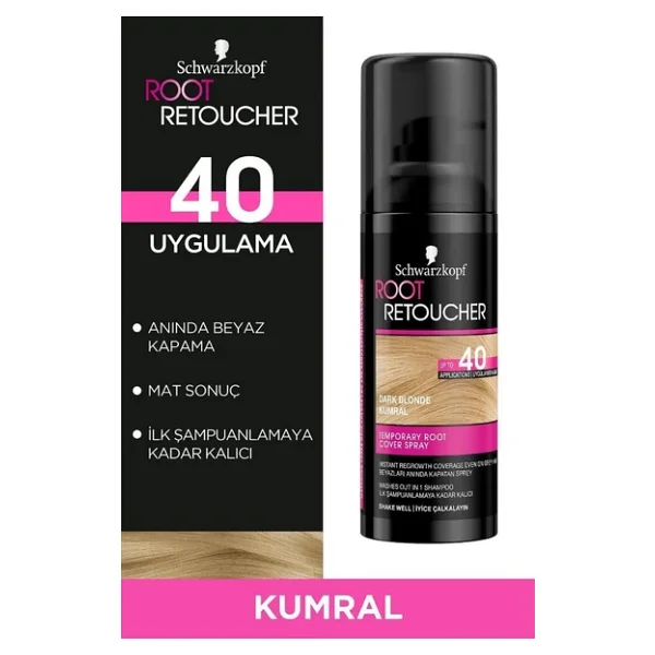 Root Retoucher Saç Dipleri için Kapatıcı Kumral 120 ml Sprey Saç Boyası - Görsel 4