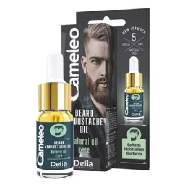Delia Cameleo Erkekler Sakal ve Bıyık Yağı Doğal Yağı Bakımı 10ml - Görsel 2