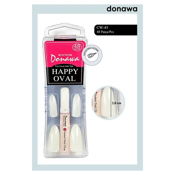 Donawa Takma Tırnak CW-45 Happy Oval - Görsel 4