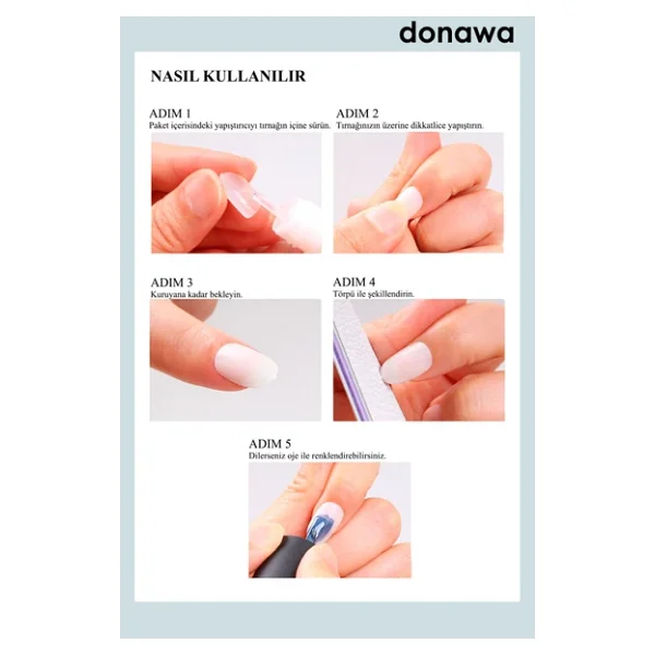 Donawa Takma Tırnak CW-45 Happy Oval - Görsel 5