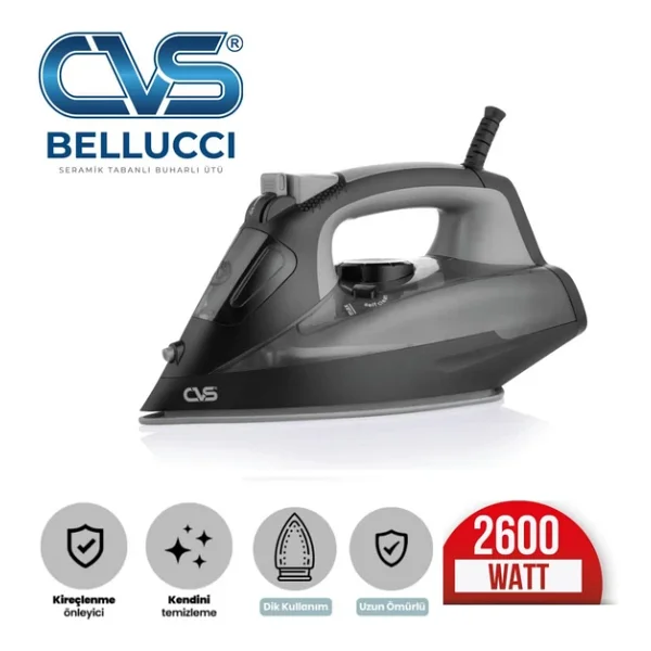CVS DN 5480 Bellucci 2600 W Buharlı Ütü - Görsel 2