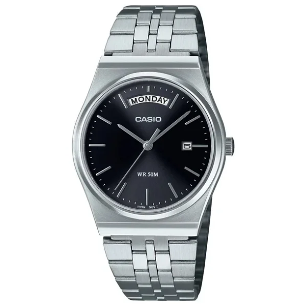 Casio Standart MTP-B146D-1AVDF Gümüş-Siyah Erkek Kol Saati - Görsel 7