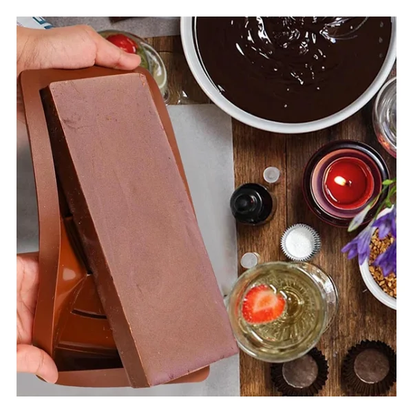 Dubai Çikolatası Kalıbı Büyük Boy 2 Adet Silikon Çikolata Kalıbı - Görsel 8