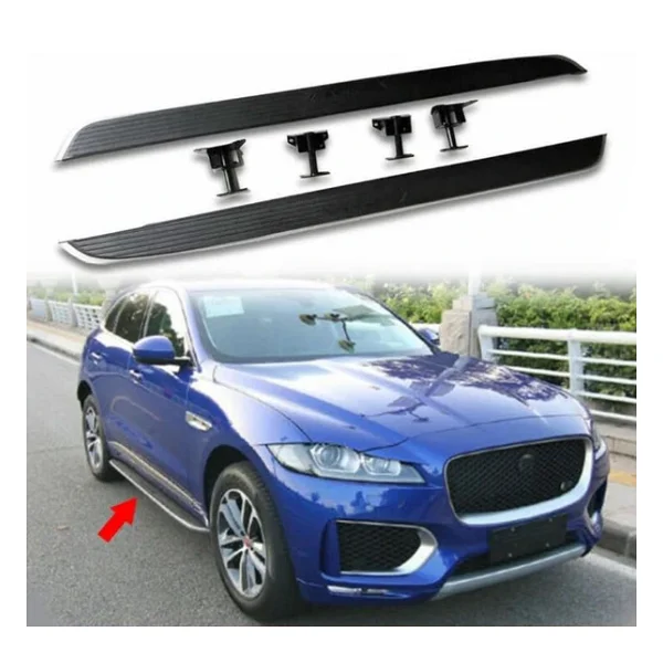 Jaguar F-Pace Uyumlu Sabit Yan Basamak Seti 2016+ - Görsel 5