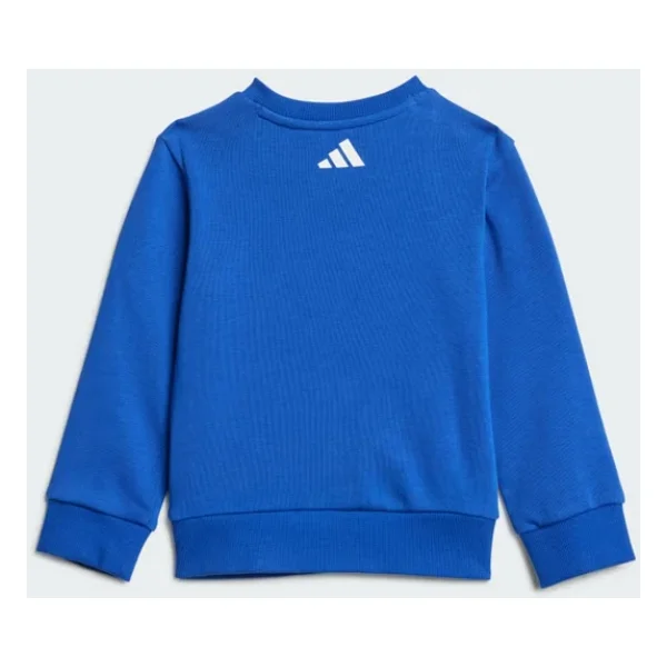 Adidas Seasonal Essentials Fun Track JI6236 Mavi Bebek Eşofman Takımı - Görsel 3
