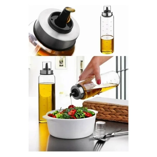 Arow Arlet Borosilikat Cam Damlatmaz Yağlık Sirkelik 1000Ml 3515 - Görsel 3