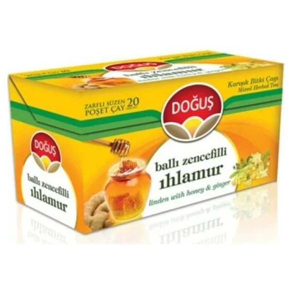 Doğuş Ballı Zencefilli Ihlamur Bitki Çayı 20'li - Görsel 4