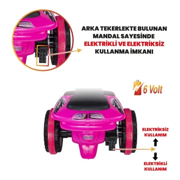 UJ Toys Safari 6 V Uzaktan Kumandalı Akülü ATV - Görsel 3