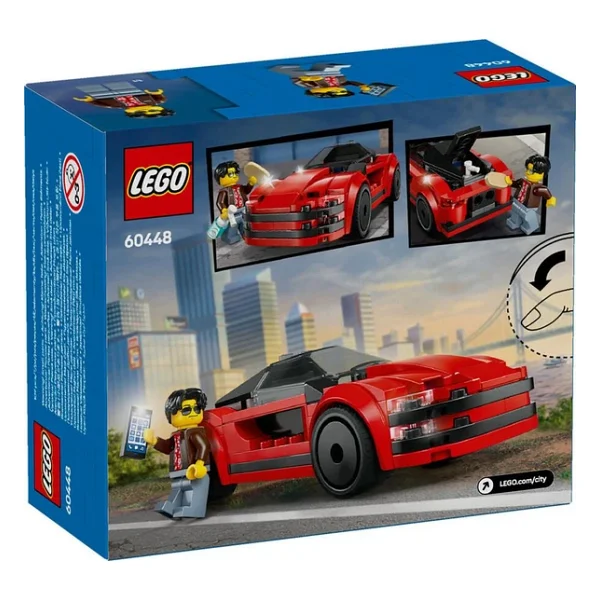 Lego 60448 City Kırmızı Spor Araba - Görsel 3