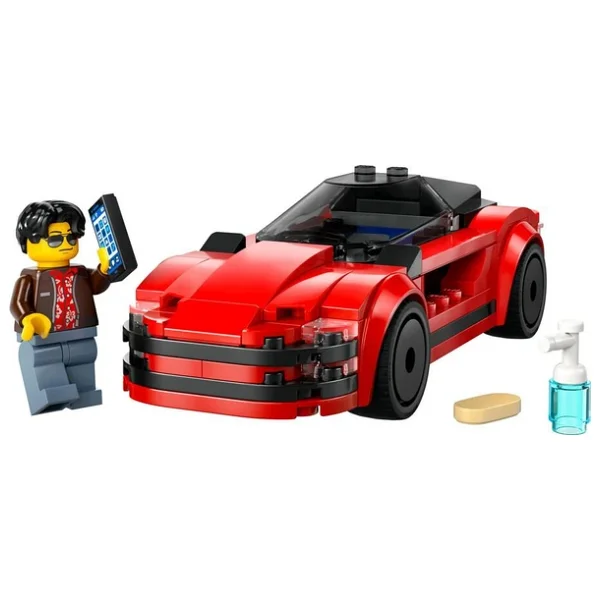 Lego 60448 City Kırmızı Spor Araba - Görsel 4