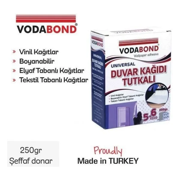 Vodabond 250 Gr Duvar Kağıdı Yapıştırıcısı - Görsel 5