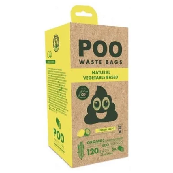 M-Pets Dışkı Toplama Poşeti 15 Yaprak Limon Kokulu 8Li Paket - Görsel 5