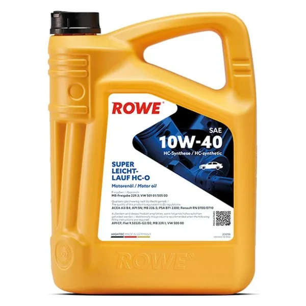 Rowe Hightec Super Leichtlauf HC-O 10W-40 5 lt Motor Yağı - Görsel 5