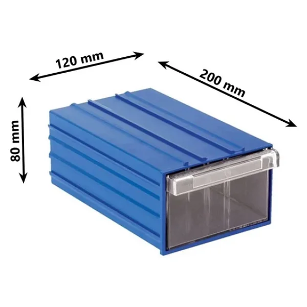 Sembol 120 Plastik Çekmeceli Kutu 200x120x80mm 20 Adet - Görsel 4