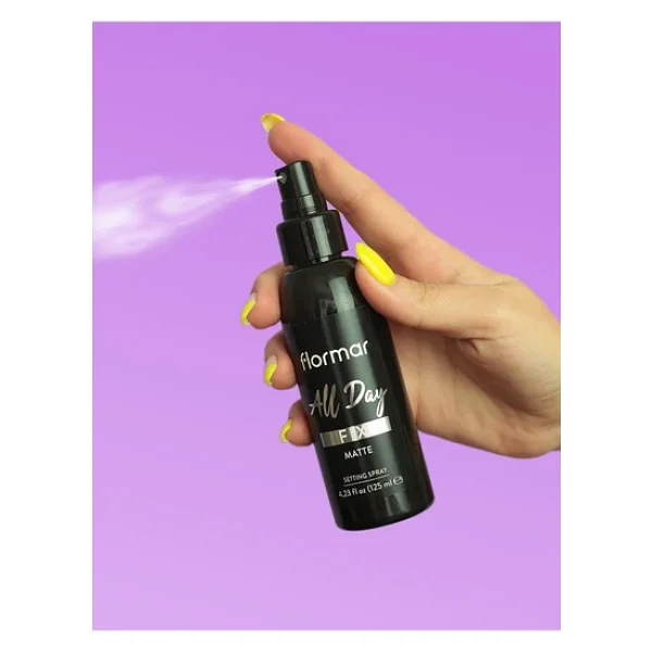 Flormar All Day Fix Yarı Mat Bitişli 125 ml Makyaj Sabitleyici Sprey - Görsel 7