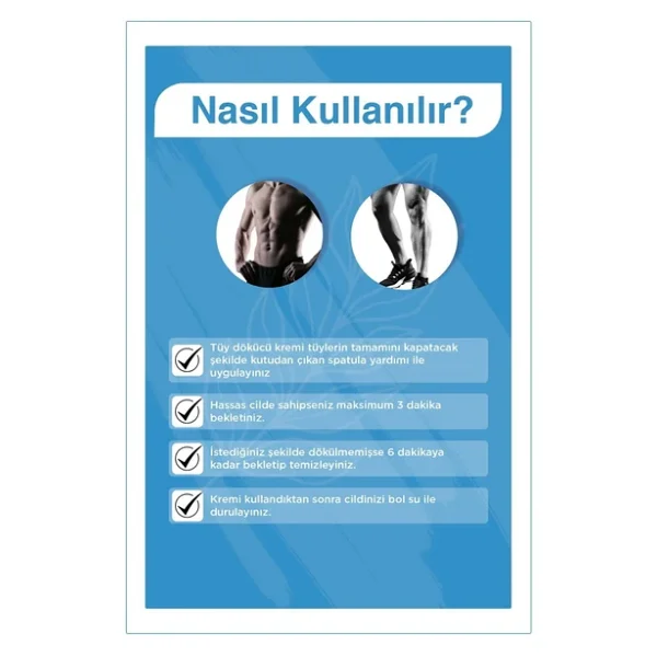 Bioder Tüy Dökücü Krem Bio-Epilation Erkekler için 100 ml 3 Adet - Görsel 4