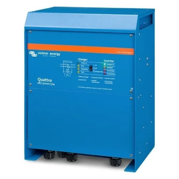 Victron Energy Quattro 12 V 5000 VA 220/100 A Charger İnverter - Görsel 2