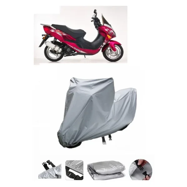 Kanuni Storm 150 Gri Motosiklet Brandası Arka Çanta Uyumlu Değildir - Görsel 6