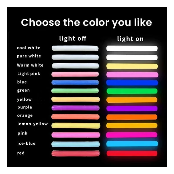 Ikinci Nesil Beyaz Difüzör 5 Metre 6mm Neon Led Silikon Şerit Kapağı Led Şerit İçermez - Görsel 7
