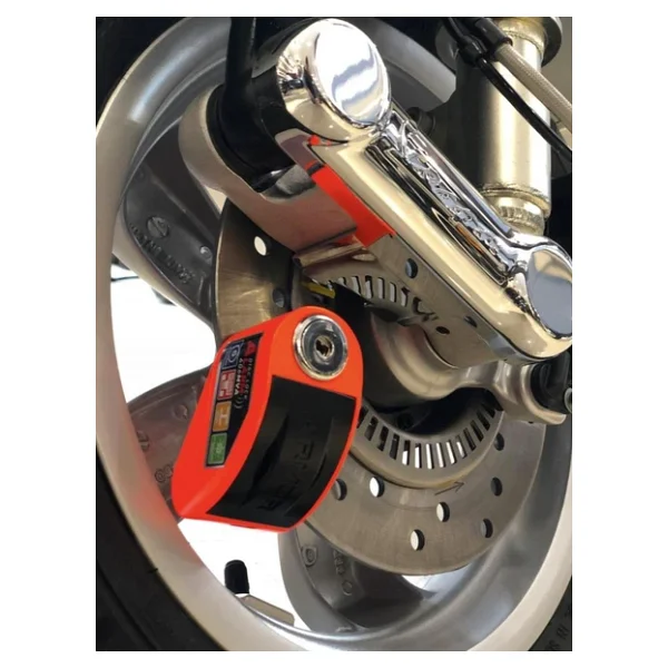 Armor 606 MVA 6 mm 120 dB Alarmlı Turuncu Disk Kilidi - Görsel 8