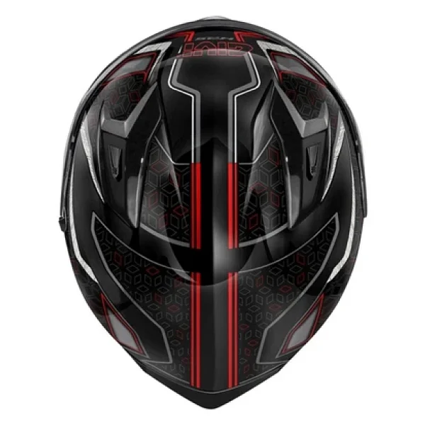 Givi 50.8 Mystıcal Siyah-Kırmızı-Mavi-Beyaz Kask - M - Standart - Siyah - Beyaz - Mavi - Kırmızı - Görsel 3