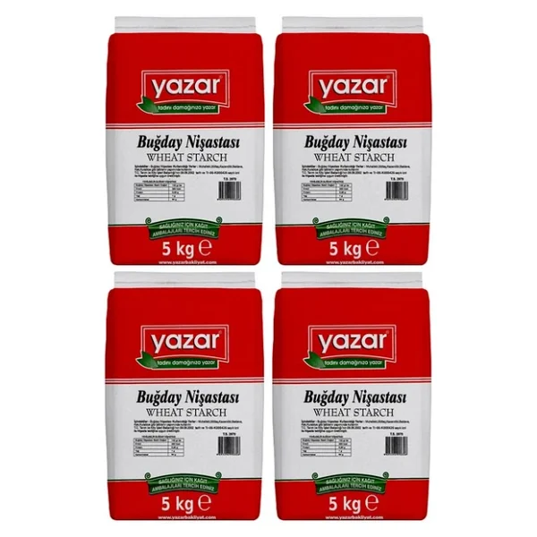Yazar 5 kg 4 Paket Buğday Nişastası - Görsel 2