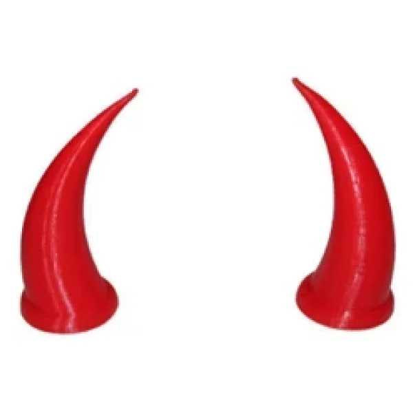 Mottowin Kask Boynuzu Kask Süsü Kırmızı - Görsel 2