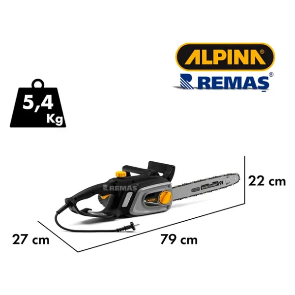 Alpina ACS 181 E 1800 W Elektrikli Motorlu Testere - Görsel 2