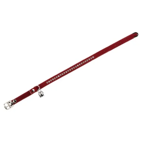 Beeztees Kedi Boyun Tasması, Swarovski Taşlı, Kırmızı, 24,5-30Cm - Görsel 2