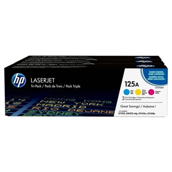 HP 125A CF373AM 3'lü Toner - Görsel 5