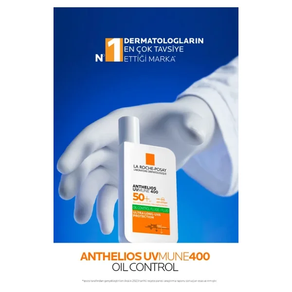 La Roche-Posay Anthelios UVmune 400 Oil Control Fluid 50 ml 50 Faktör Güneş Kremi - Görsel 8