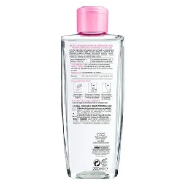 L'Oreal Paris Micellar Kusursuz Normalden Kuruya 200 ml Makyaj Temizleme Suyu - Görsel 6